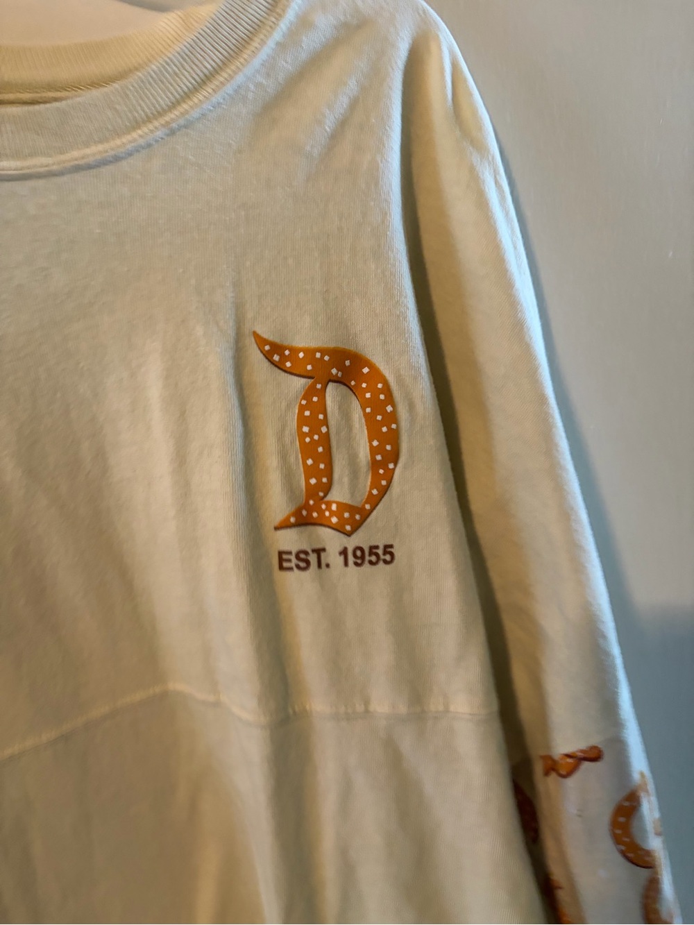 Disney Cream Graphic Pullover with Subtle Logo Print - Picture 3 of 7